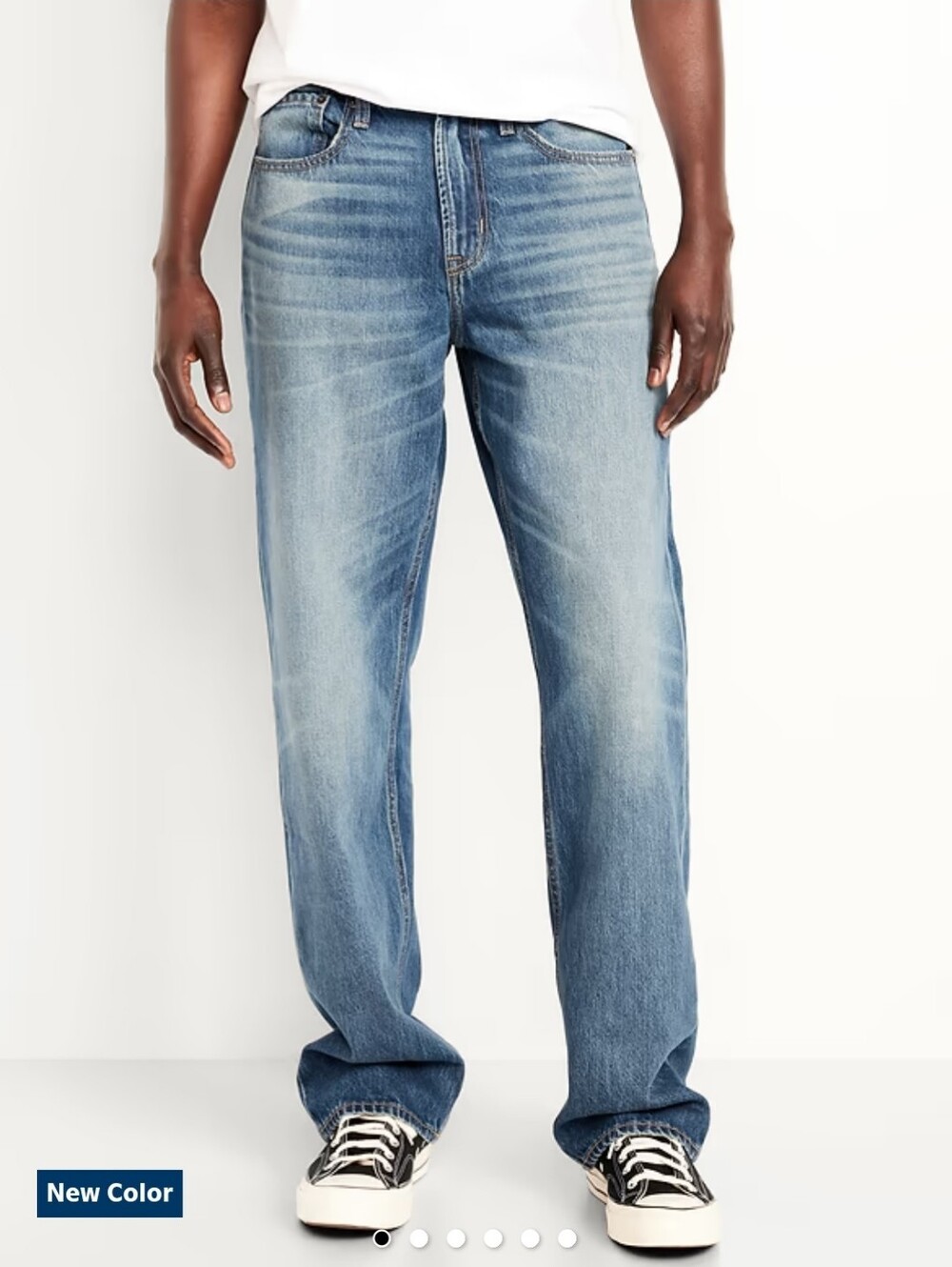 NWOT Old Navy Men's Medium Tint 90's Loose Jeans Size 34X32